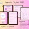 Agenda digital 2025 Rosé Vertical (FORMATO CARTA)