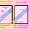 Agenda digital 2025 Rosé Vertical (FORMATO CARTA)